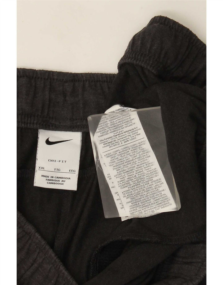 Męskie spodenki sportowe Nike Dri Fit 2XL, szare, bawełniane