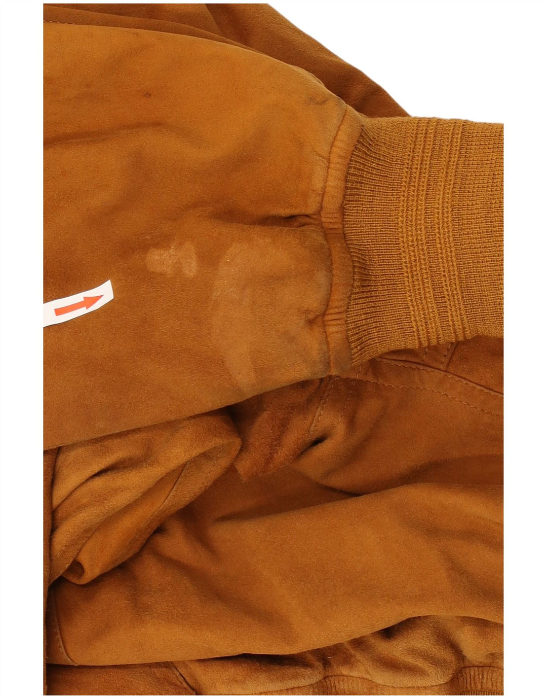 Męska zamszowa kurtka bomber VINTAGE UK 42 XL w kolorze beżowym