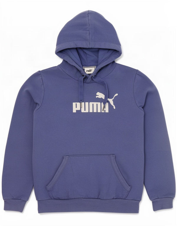 Damska bluza z kapturem Puma Graphic UK 8 Small Blue Cotton