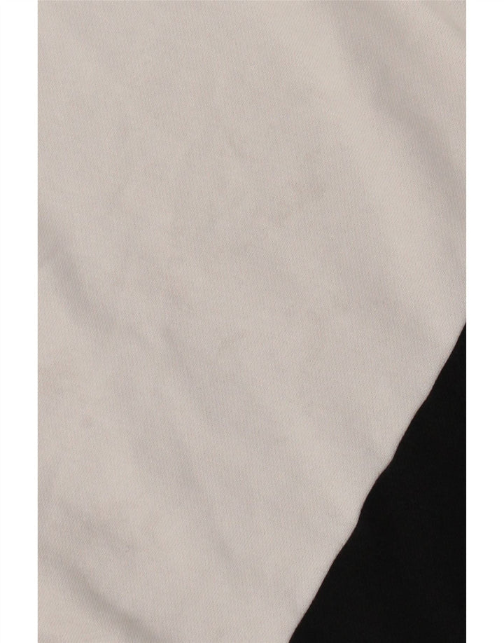 Damska bluza z grafiką Nike, UK 10, mała czarna, z blokami kolorów