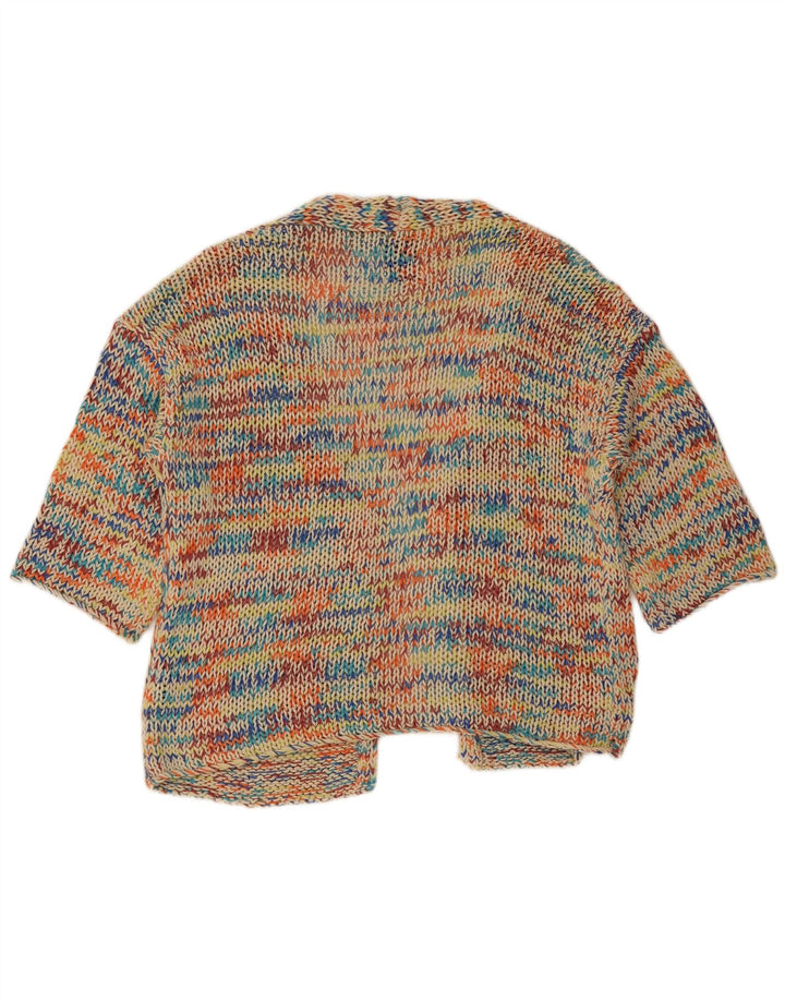 Damski sweter oversize z rękawem 3/4 Zara UK 10, mały, wielokolorowy