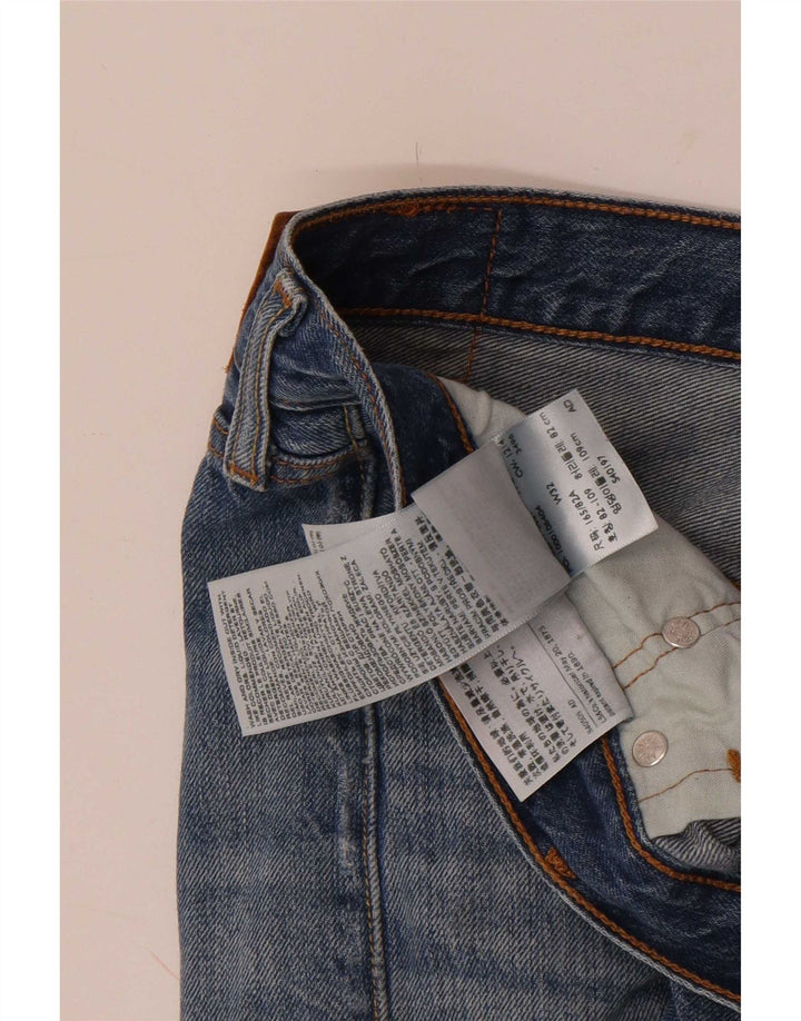 Damskie spodenki jeansowe Levi's 501 W32, duże, niebieskie, bawełniane