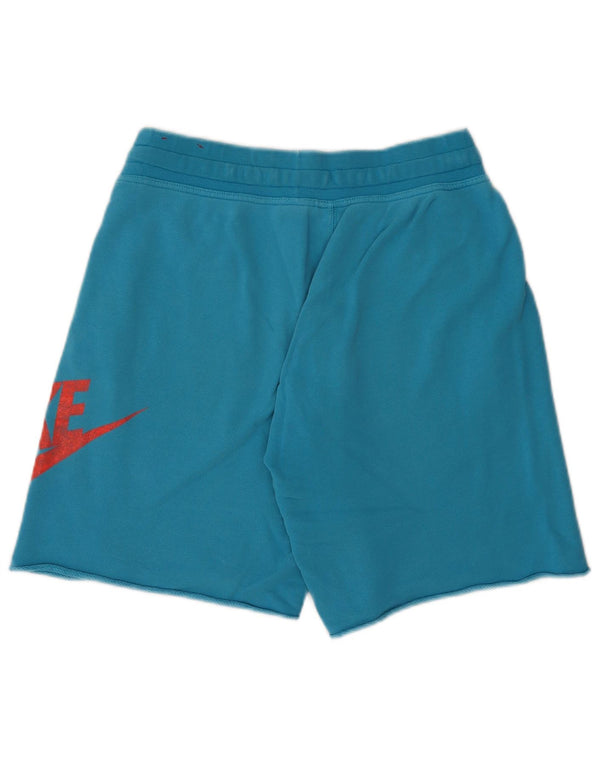 Męskie spodenki sportowe Nike Graphic, średnioniebieskie, bawełniane