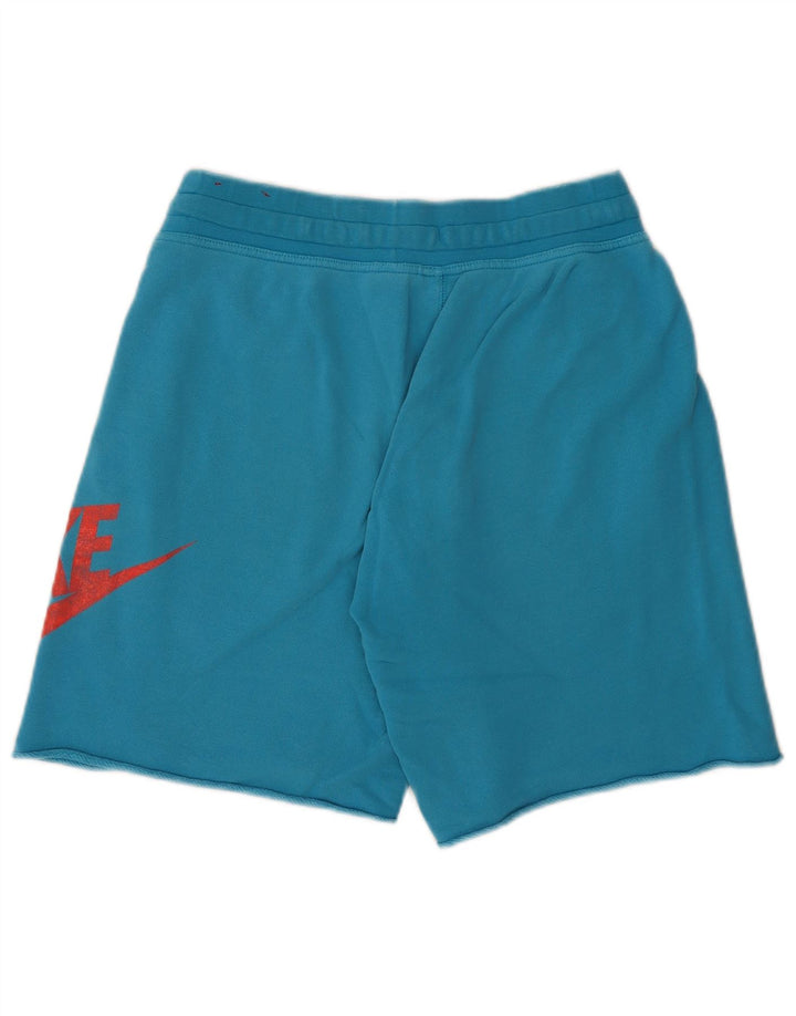Męskie spodenki sportowe Nike Graphic, średnioniebieskie, bawełniane