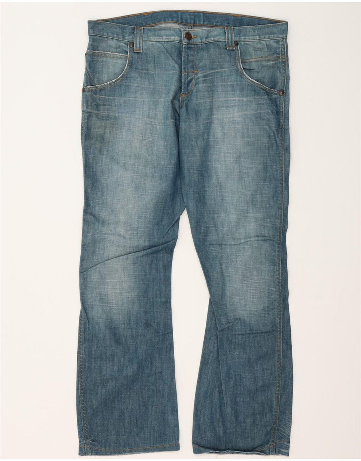 Męskie jeansy Wrangler Sharkey Bootcut W36 L32 Niebieskie bawełniane