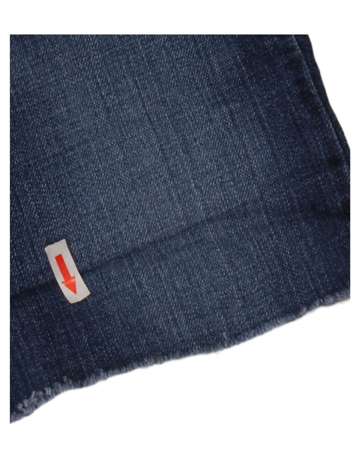 Damskie jeansy Capri Levi's W30 L18 Niebieskie bawełniane