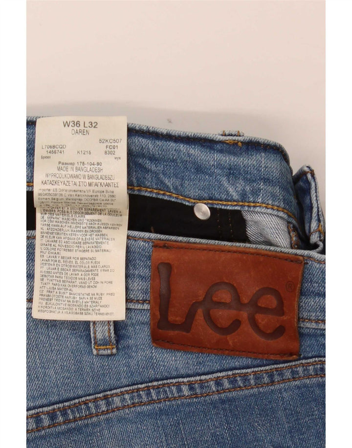 Męskie jeansy Lee Daren Slim W36 L32 Niebieskie bawełniane