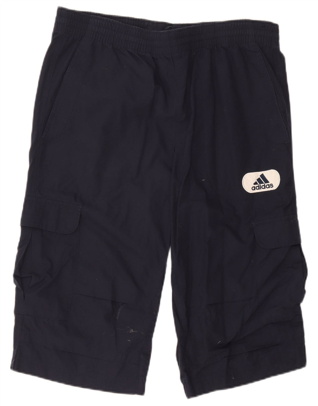 Spodenki Adidas Męskie Cargo Medium W36 Granatowe Bawełniane