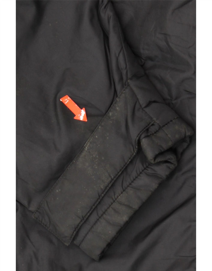 REPLAY Mens Hooded Windbreaker Jacket UK 40 Large Black Nylon Vintage Replay and Second-Hand Replay from Messina Hembry 