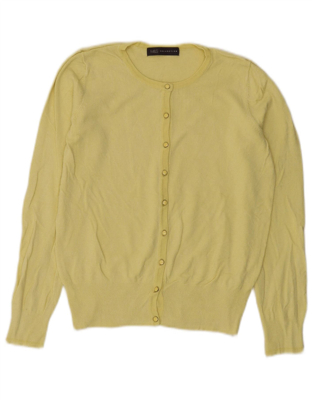 Sweter damski Marks & Spencer UK 8 Small, żółta wiskoza