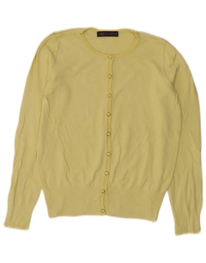 Sweter damski Marks & Spencer UK 8 Small, żółta wiskoza