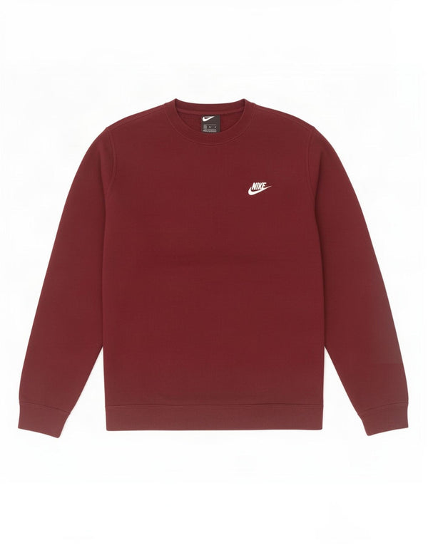 Męska bluza dresowa Nike, średnia, bordowa bawełna