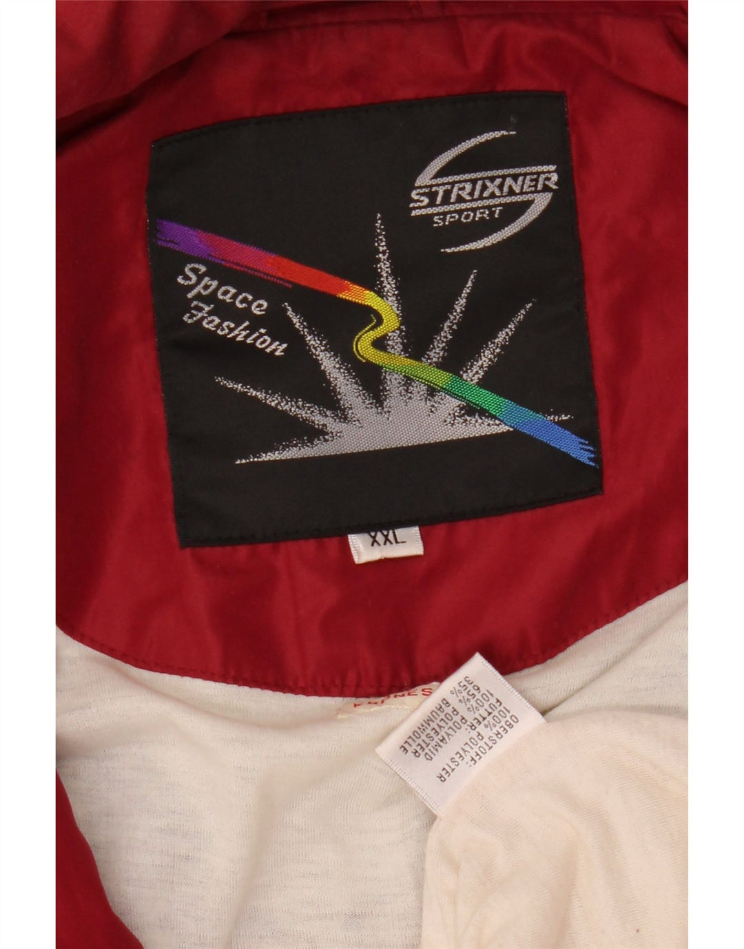 Męska kurtka dresowa VINTAGE z grafiką 2XL w kolorze granatowym