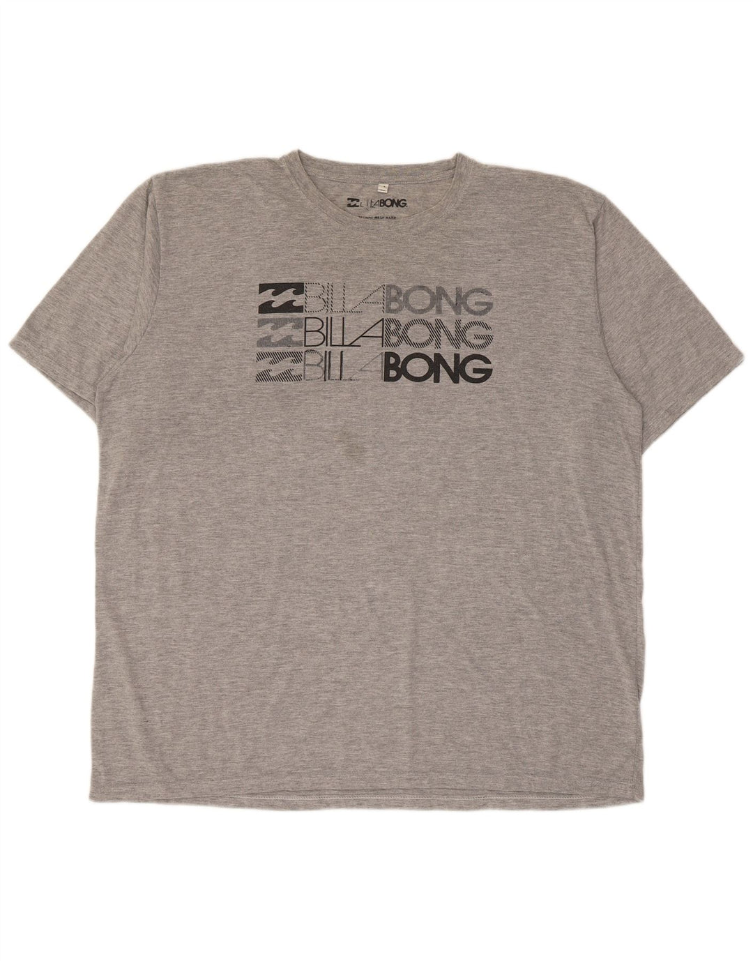 Męski T-shirt z grafiką Billabong, XL, szary, nakrapiany