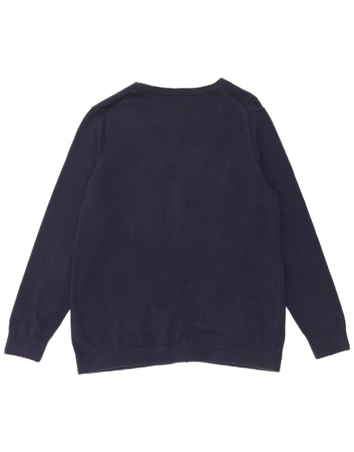 TOMMY HILFIGER Damski sweter rozpinany UK 18 XL, granatowy, bawełniany