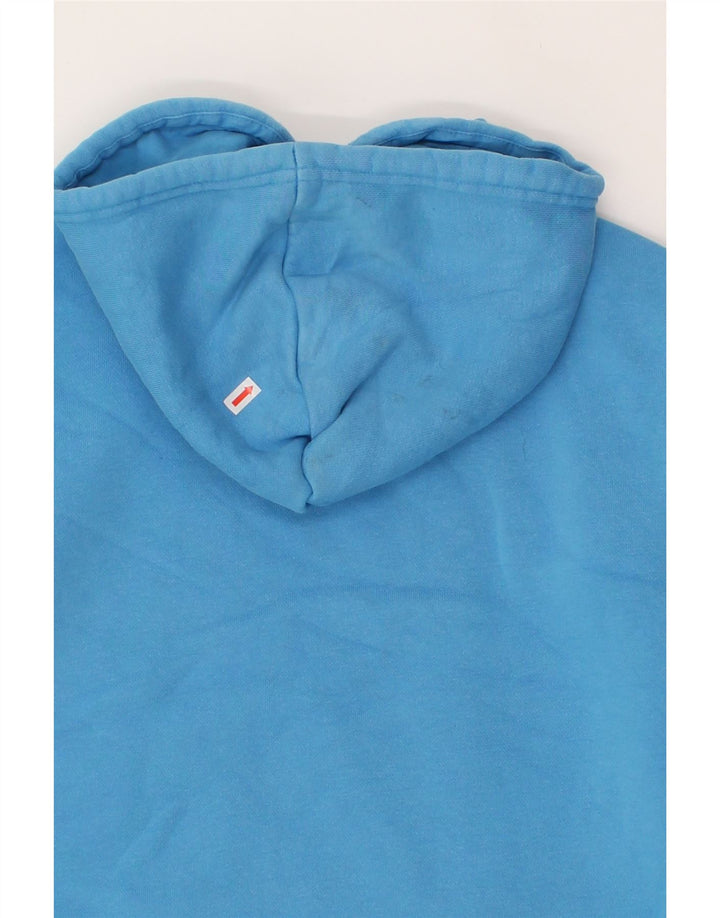 ADIDAS Mens Hoodie Jumper Small Blue Cotton Vintage Adidas and Second-Hand Adidas from Messina Hembry 