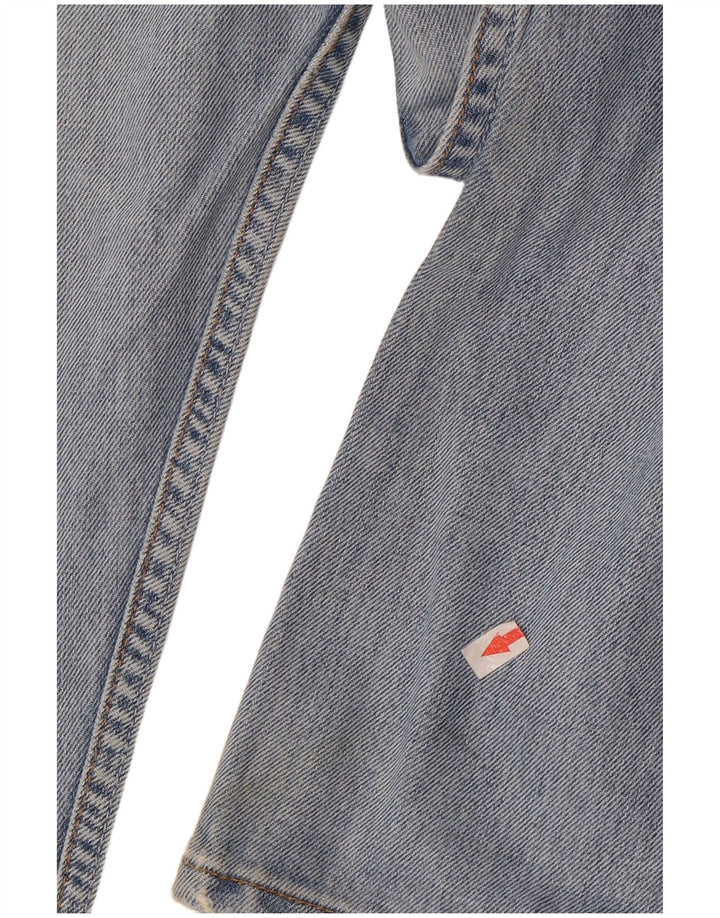 Damskie jeansy Levi's 516 Bootcut W34 L36 Niebieska bawełna