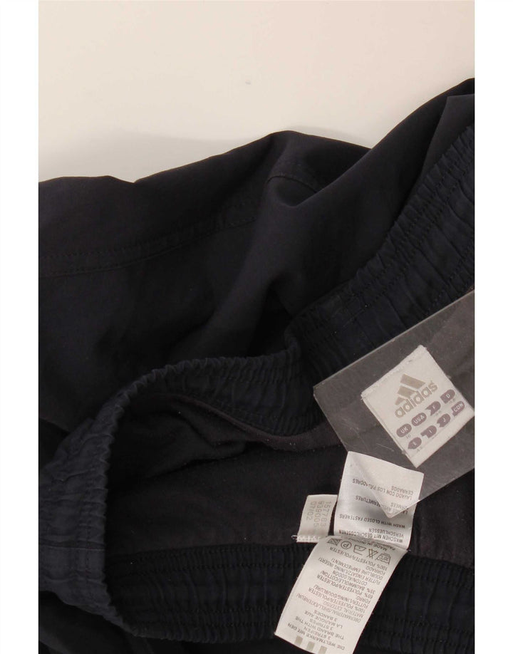 Damskie spodnie dresowe Adidas UK 16, duże granatowe, poliestrowe
