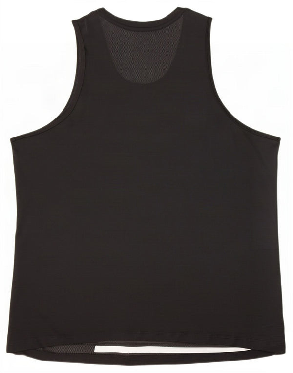 Męska kamizelka Nike Dri Fit XL, czarna, poliestrowa w prążki