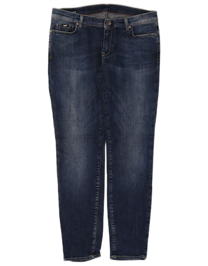 Damskie jeansy Gas W31 L28 Niebieskie bawełniane