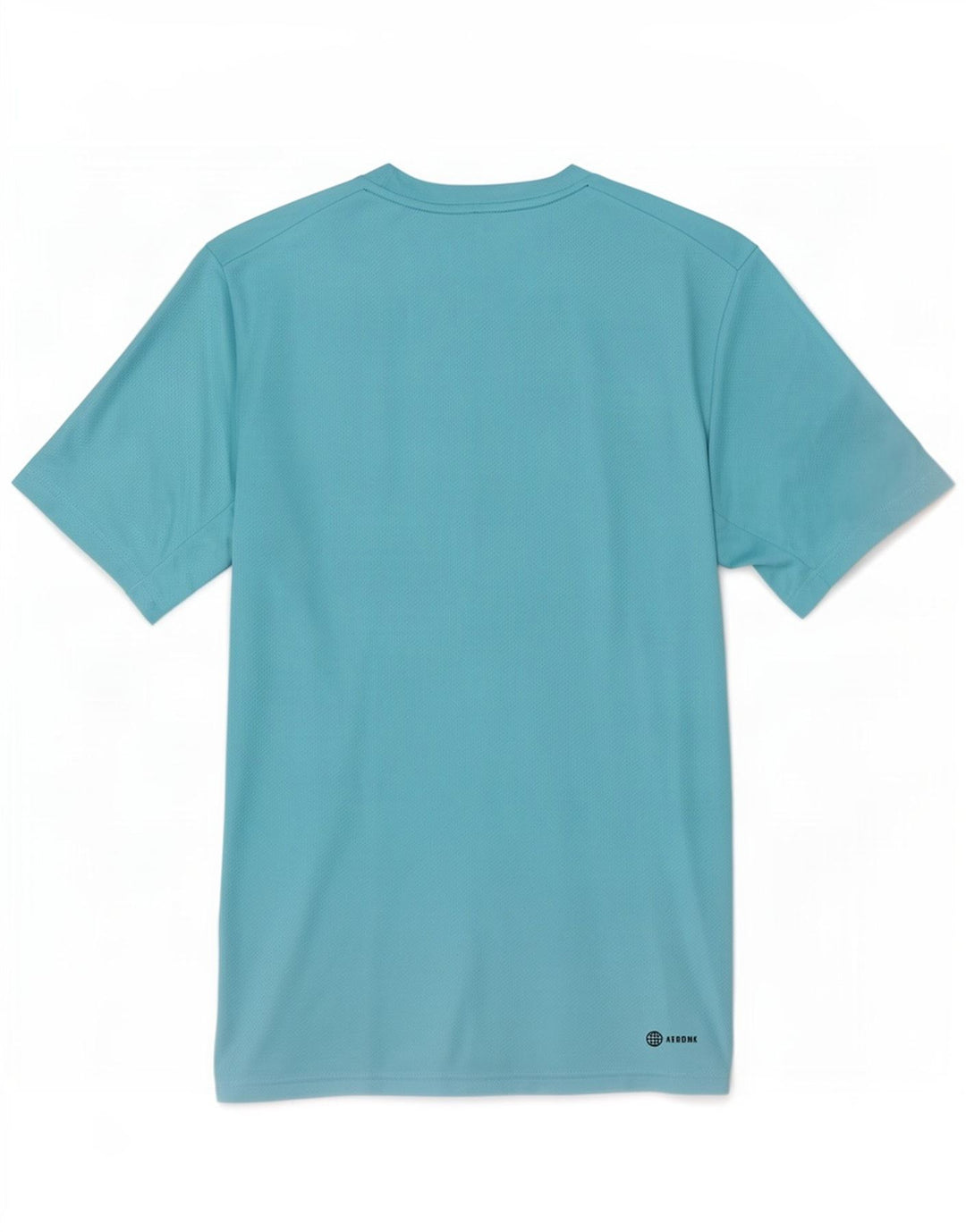 Adidas Męski T-shirt Top Mały Niebieski Poliester