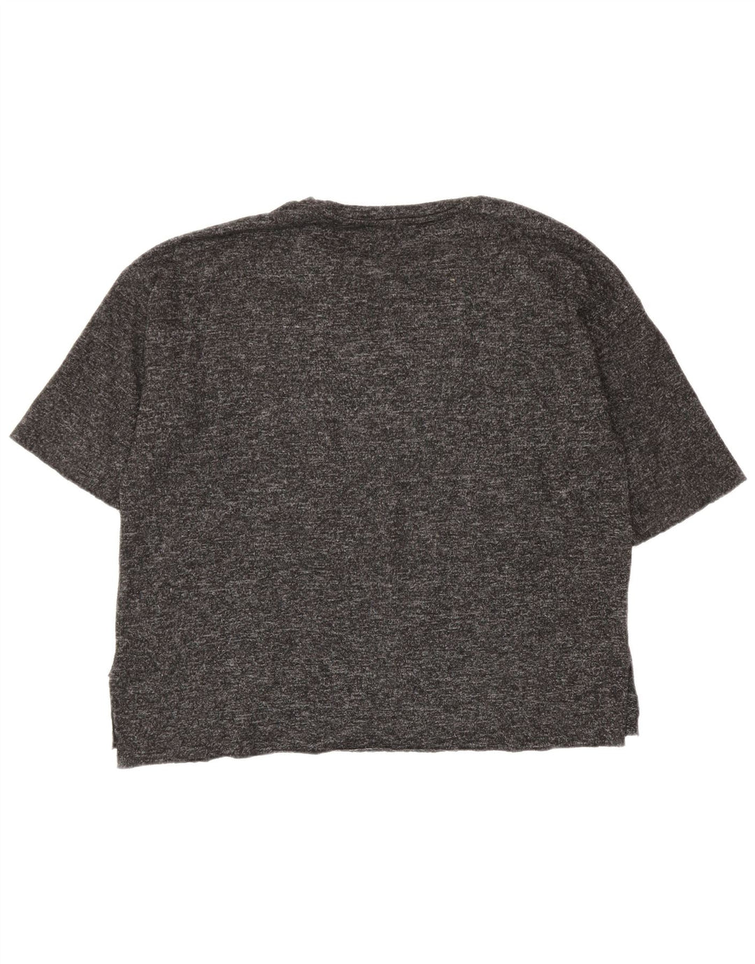 Damski T-shirt oversize Zara UK 14, średni szary, nakrapiany poliester