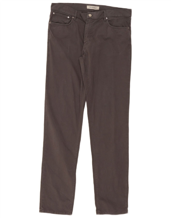 Męskie spodnie typu slim casual Trussardi W36 L36 szare