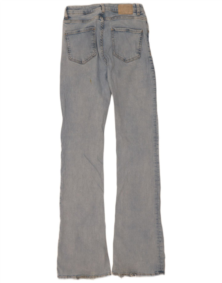 Damskie jeansy rozkloszowane Zara EU 38 Small W28 L34 Niebieskie