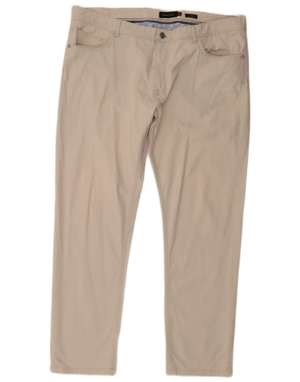 Spodnie męskie Massimo Dutti Slim Fit EU 50 2XL W40 L31 Beżowe