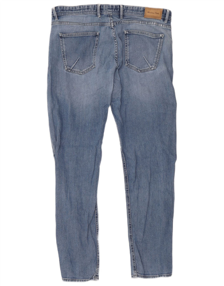 Jeansy męskie Massimo Dutti EU 46 XL W36 L31 Niebieskie