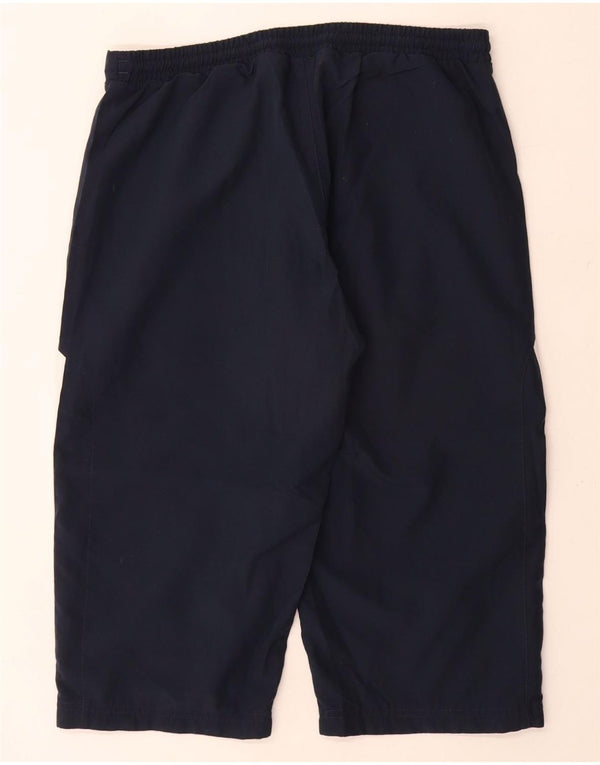 Damskie spodenki sportowe Adidas Bermudy UK 12 Średni granatowy poliester