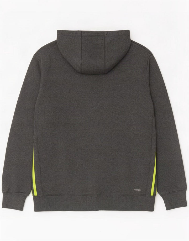 Adidas Męski sweter z kapturem i zamkiem, duży szary