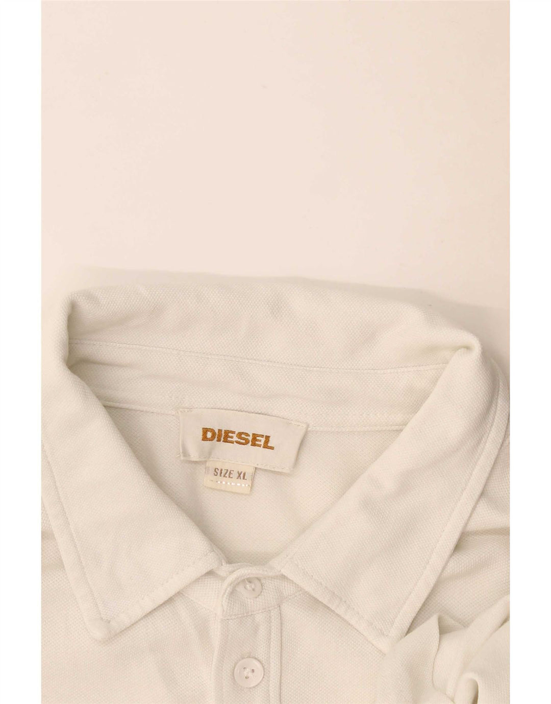 Męska koszulka polo Diesel XL, biała