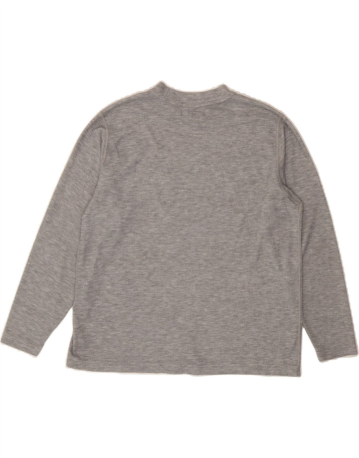 EDDIE BAUER Womens Top Long Sleeve UK 18 XL Grey Polyester Vintage Eddie Bauer and Second-Hand Eddie Bauer from Messina Hembry 