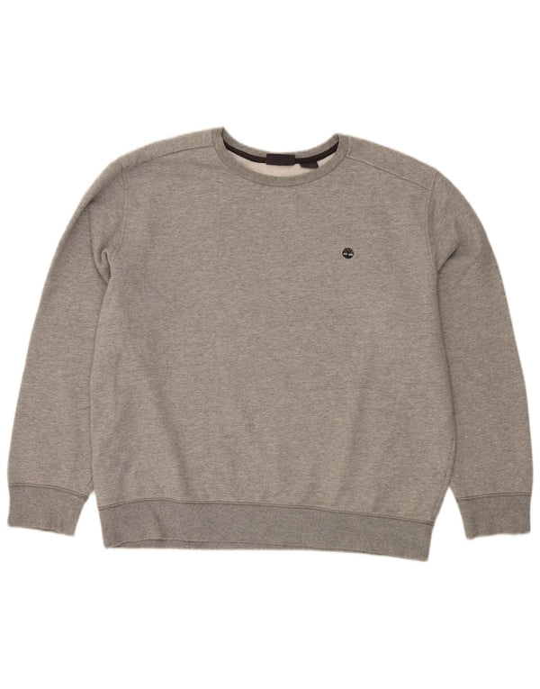 Męska bluza Timberland Sweter 2XL Szara, nakrapiana bawełna