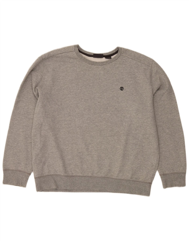 Męska bluza Timberland Sweter 2XL Szara, nakrapiana bawełna