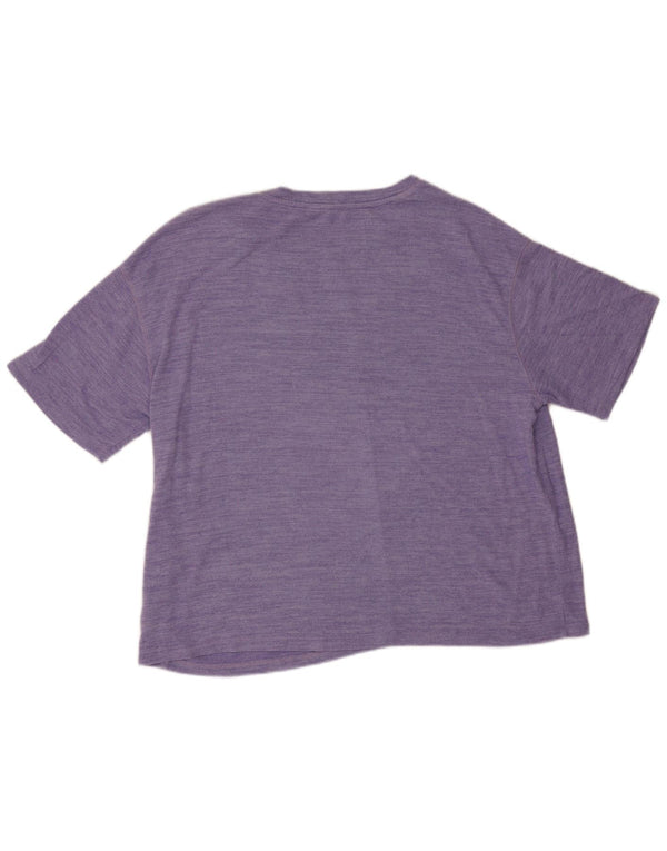T-shirt damski Marks & Spencer Top UK 18 XL Liliowa wiskoza