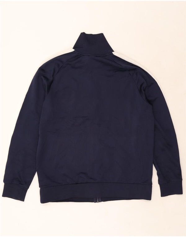 Męska kurtka dresowa PUMA, duża, granatowa, z poliestru w blokach kolorów