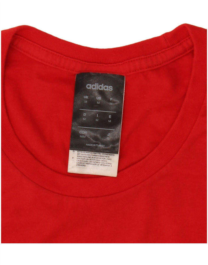 Męska koszulka graficzna Adidas Top Medium Red