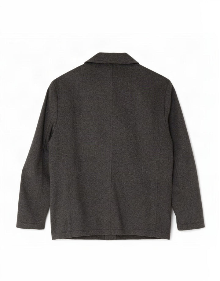 Płaszcz męski Hugo Boss IT 52 XL, szara wełna