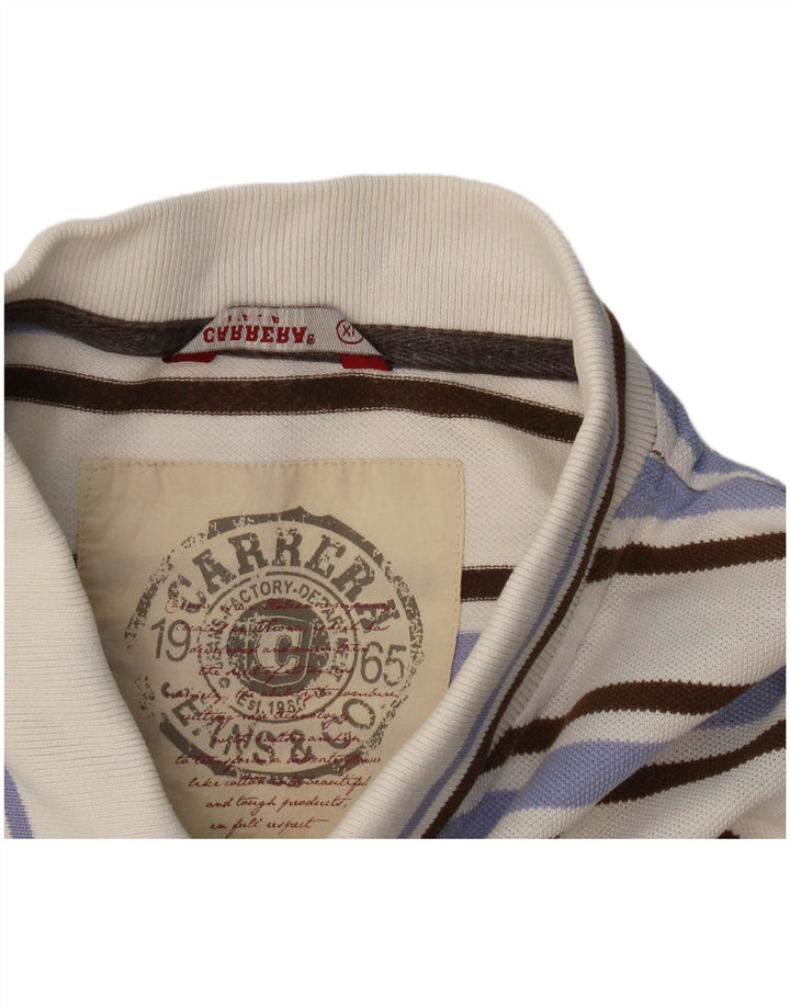 Męska koszulka polo Carrera XL w wielokolorowe paski