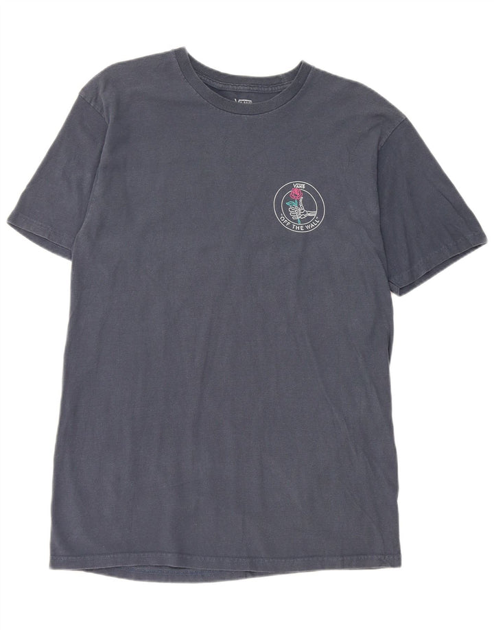 Męska koszulka t-shirt z grafiką Vans, średni kolor granatowy
