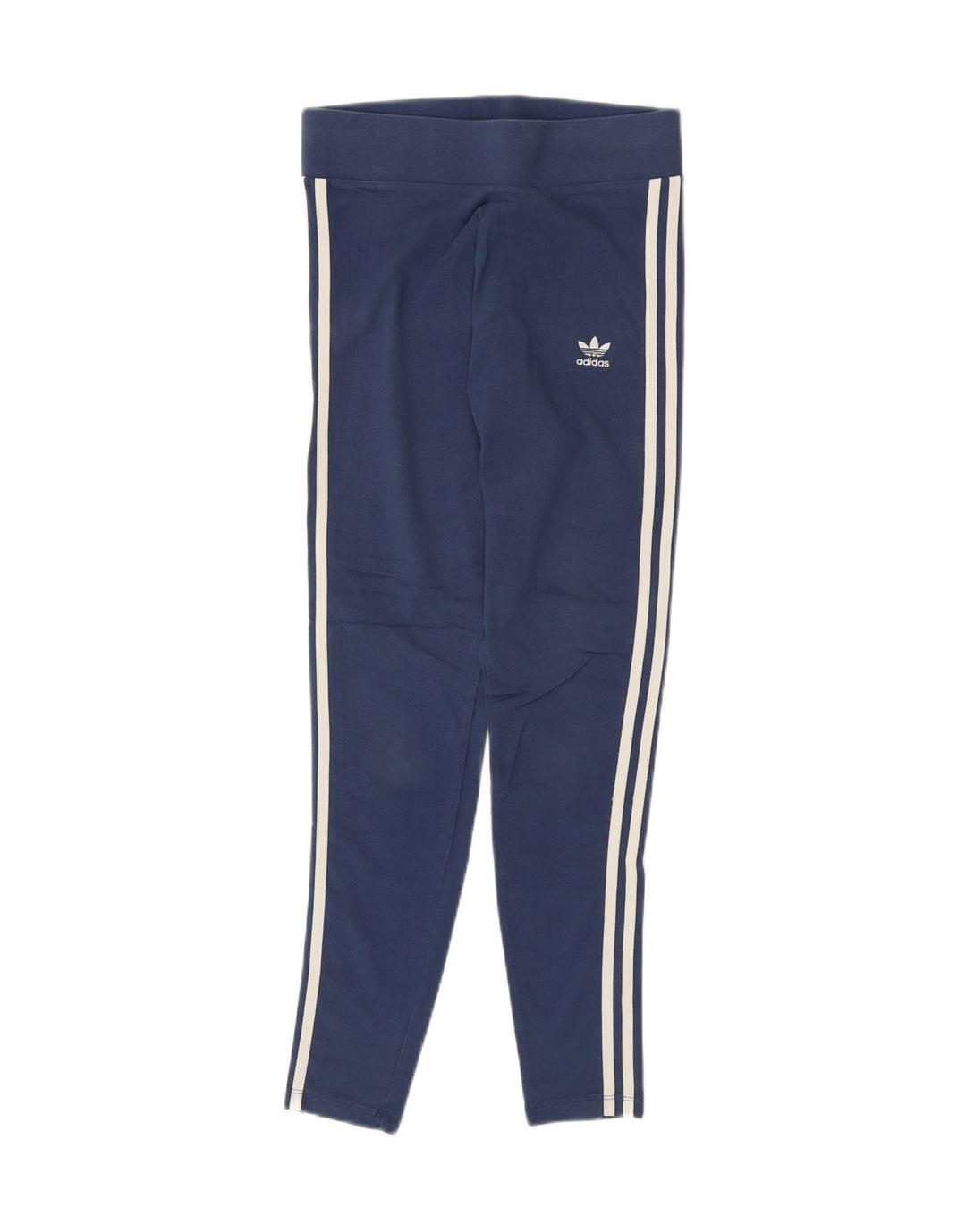 Legginsy damskie ADIDAS UK 12 Średni granatowy, bawełniany