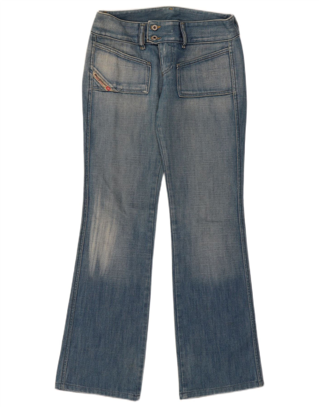 Damskie jeansy Bootcut Diesel W26 L30 Niebieskie bawełniane