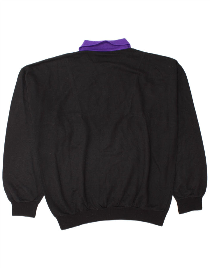 Męska bluza z kapturem w stylu vintage, w kolorze średniej czerni