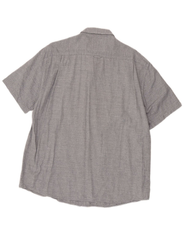 Męska koszula z krótkim rękawem Billabong Core Fit 2XL, szara, bawełniana w prążki