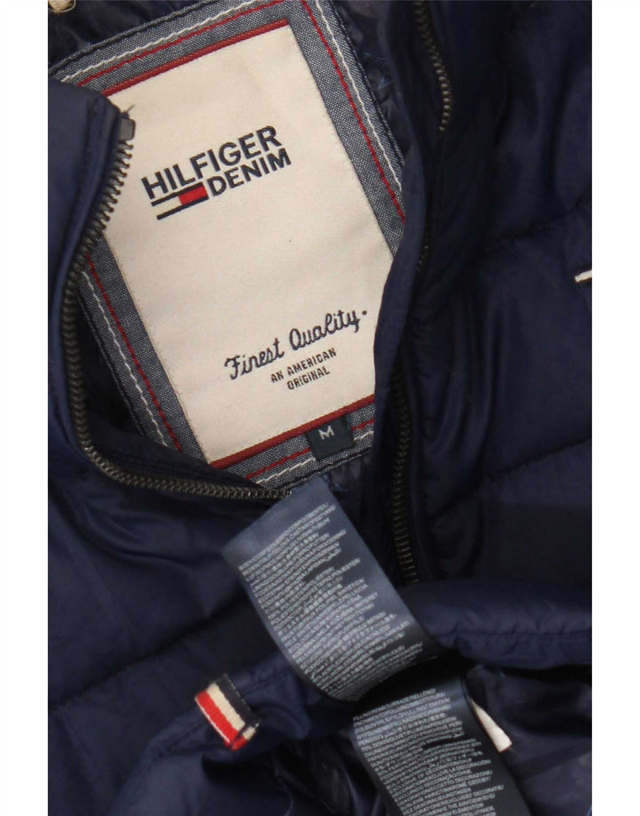 Damska ocieplana kurtka Tommy Hilfiger UK 14, średni granatowy poliester