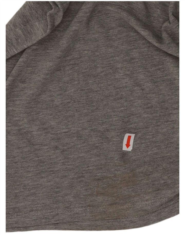 Męska koszulka z grafiką DIADORA, góra XL, szara, nakrapiana bawełna