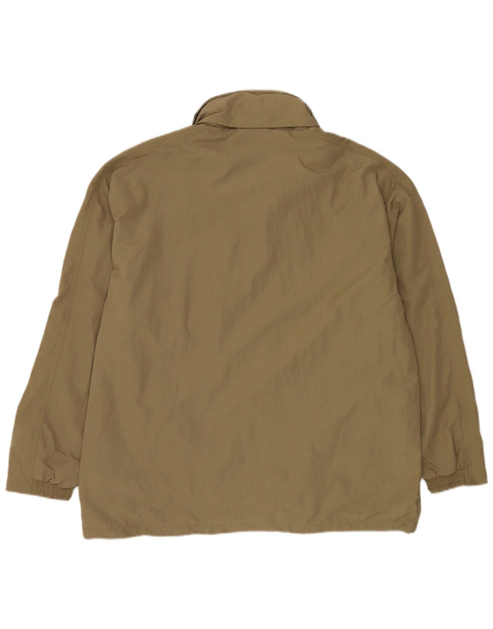 Męska kurtka dresowa z kapturem Diadora XL Khaki, poliamid