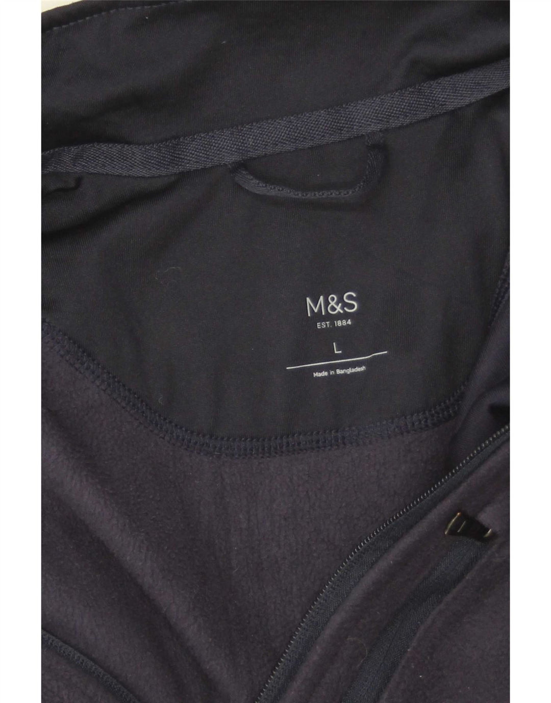 Męska kurtka polarowa Marks & Spencer UK 40, duża, granatowa